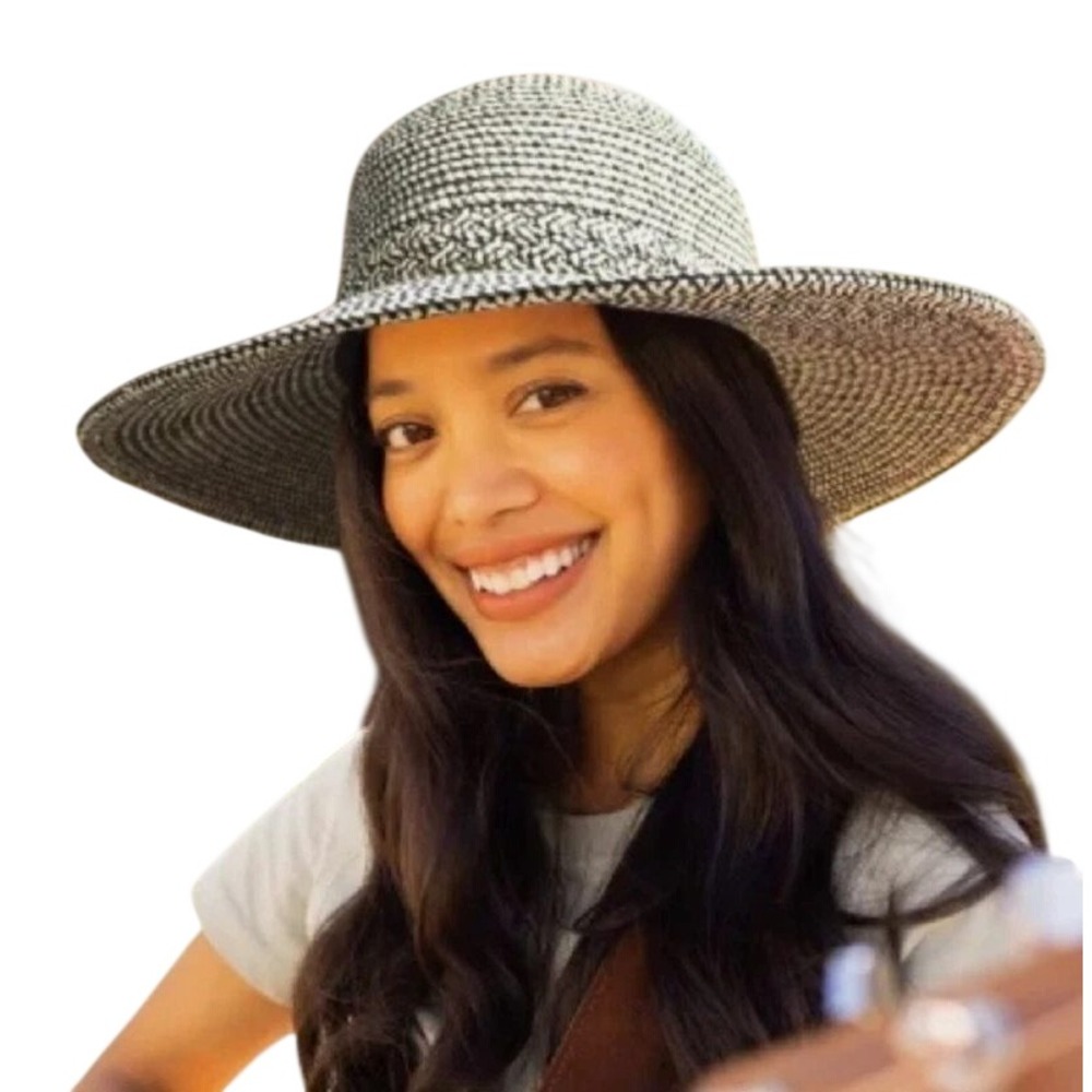 NWT Sunday Afternoons Women's OS UV Charleston Hat Sun Hat Pepper Tweed Paper